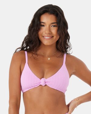 Haliewa Knot Bralette Bikini Top