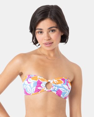 Topanga Canyon Ring Bandeau Bikini Top