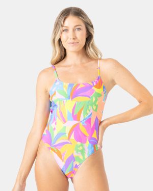 Heatwave Low Back One Piece Swimsuit