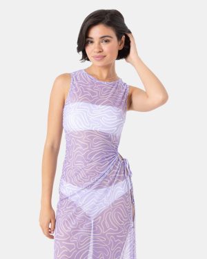 Sunshine State of Mind Open Side Mesh Cover Up Dress