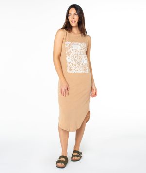 Tropicool Paradise Wildflower Midi Dress